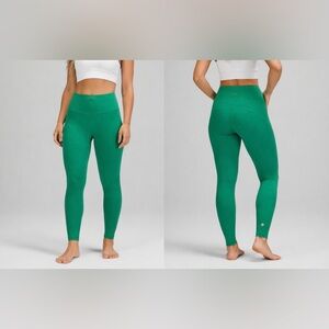 Lululemon Athletica Vibrant Green Leggings